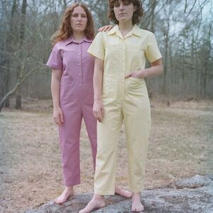 Ilana Kohn Tia Coverall in Grape size 6P